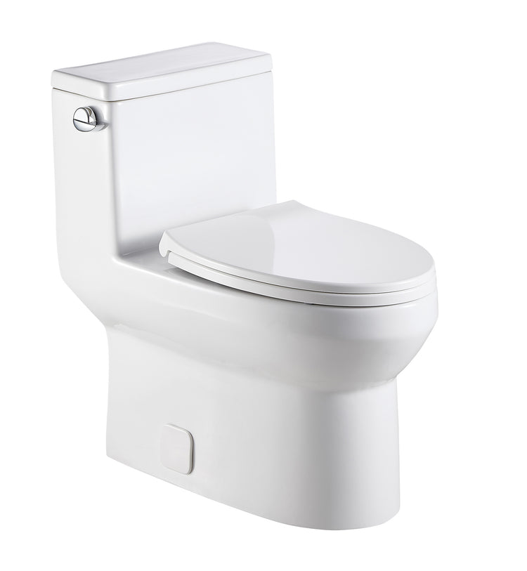 VA8131WHT - 1-PC. SINGLE FLUSH SIPHONIC TOILET