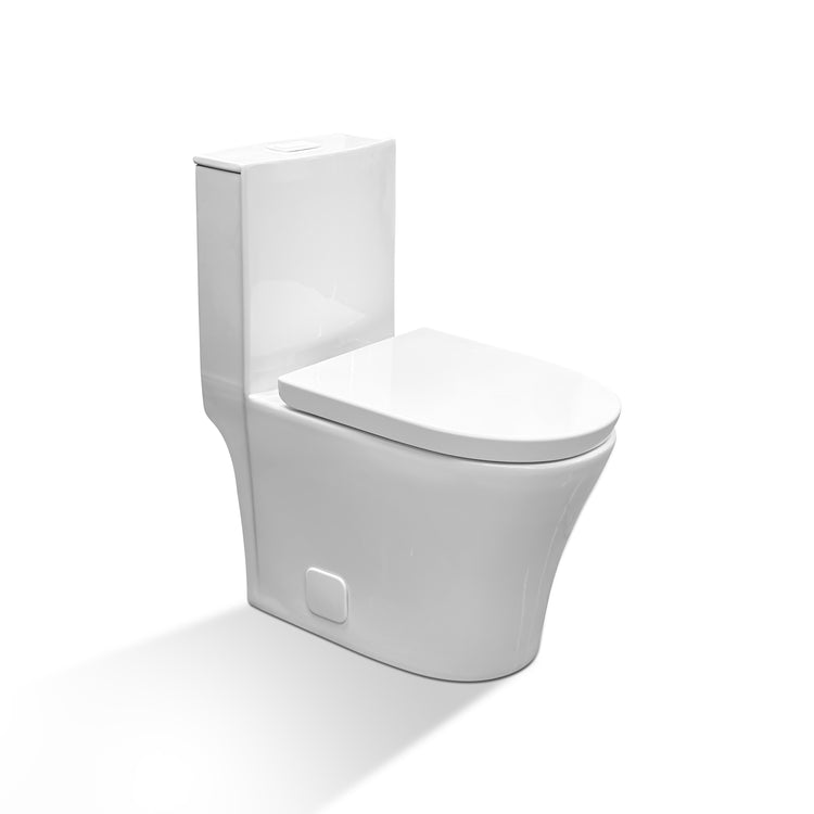 VA8251WHT - 1PC. TORNADO SIPHONIC DUAL FLUSH TOILET