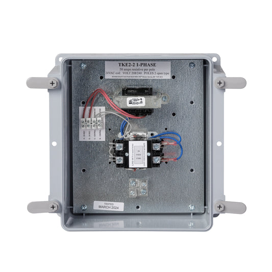 Outdoor Relay Contactor Box with Homecraft Sauna Control